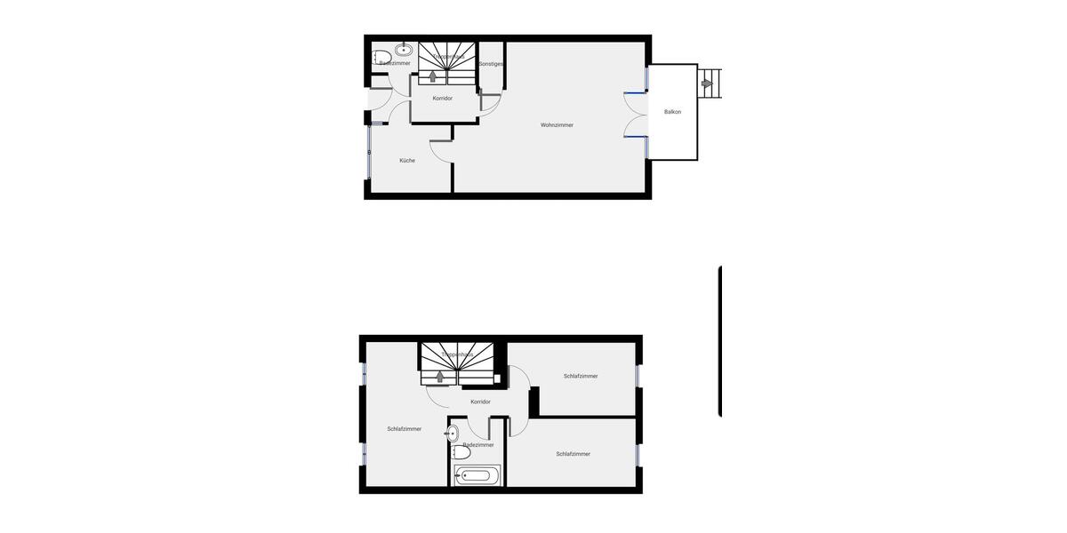 Maisonettenwohnung Recklinghausen Grullbad - 4 Zimmer, 93 m&sup2;, 663&euro; | Angebot:26666135