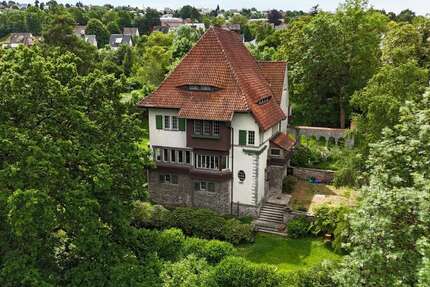 Denkmalgeschützte Fabrikantenvilla an der Weser – Parkgrundstück mit drei zusätzlichen Bauplätzen - Haus Vlotho | Angebot:27254373