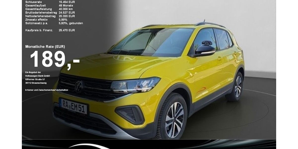 VW T-Cross 6.000 km 25.470 &euro; Baden-Baden 76530