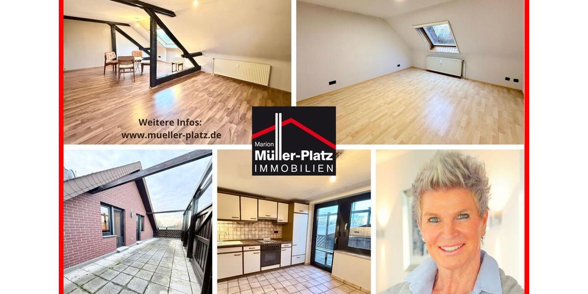 Wohnen in ruhiger Lage: Gemütliche 4-Zimmer-Wohnung mit großzügiger Dachterrasse! 4 zimmer