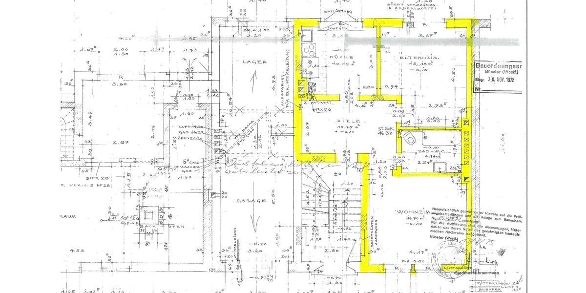 Erdgeschoßwohnung Münster Erphoviertel - 2 Zimmer, 58 m&sup2;, 750&euro; | Angebot:26039393