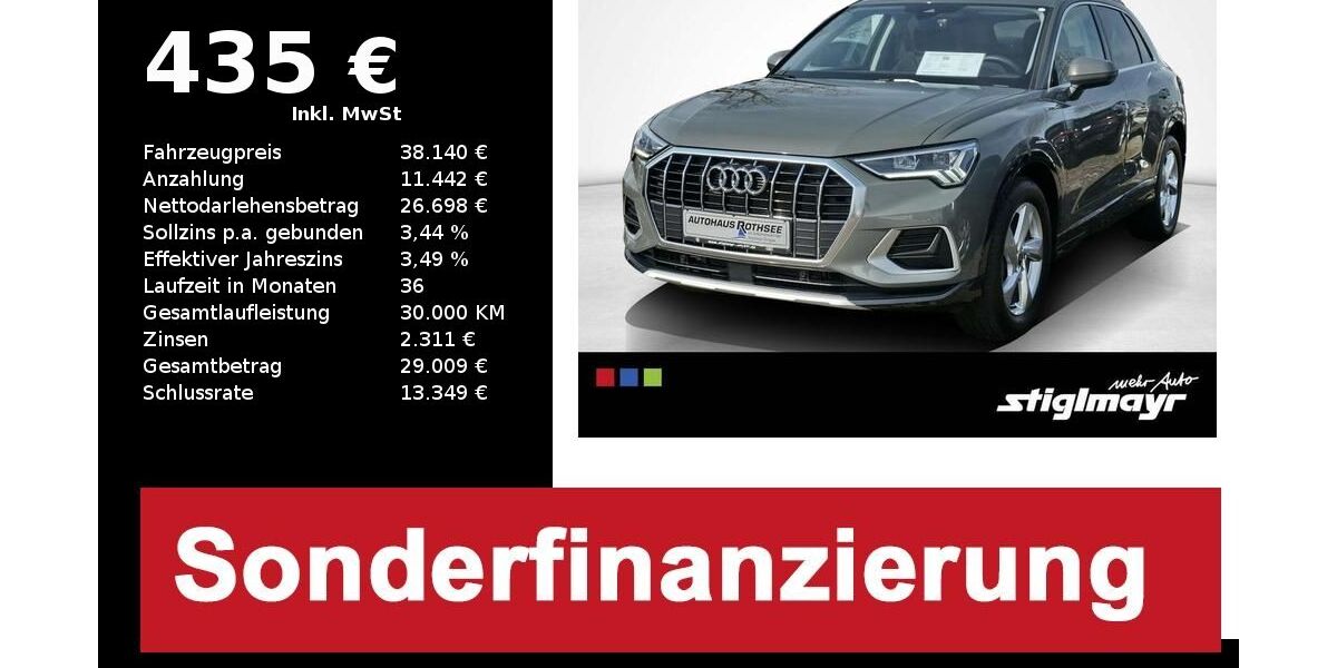 Audi Q3 6.400 km 38.140 &euro; Pfaffenhofen 85276