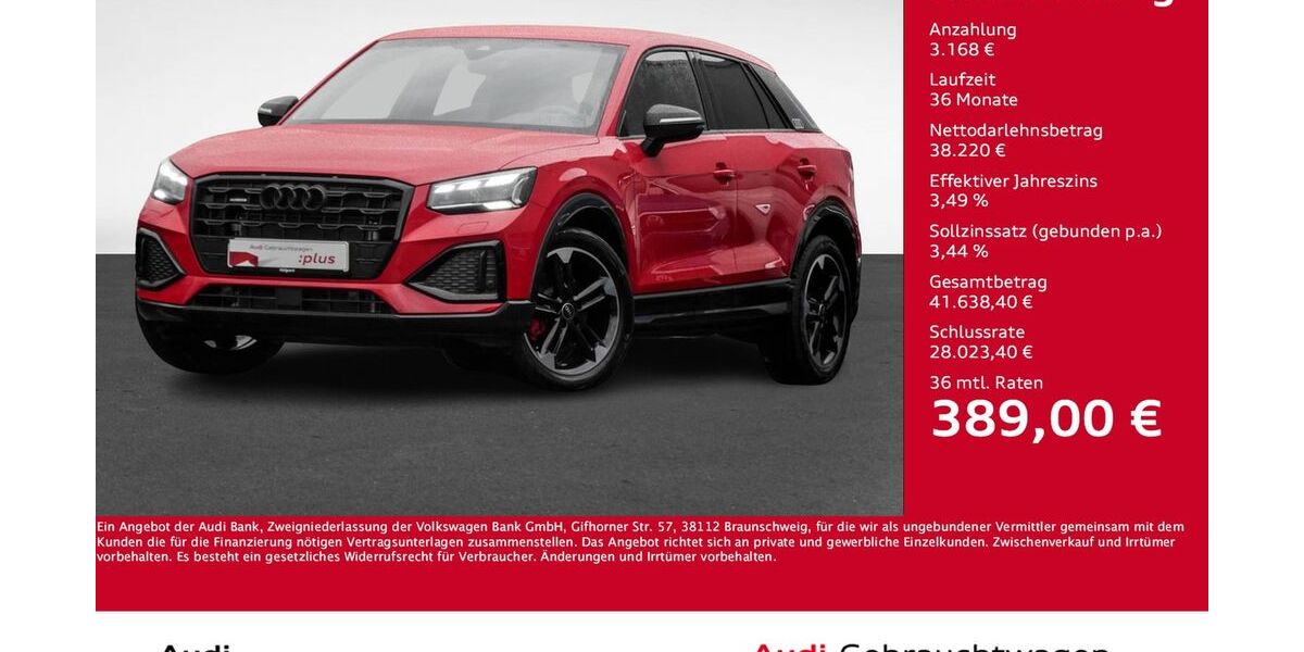 Audi Q2 7.934 km 39.988 € Dortmund 44143