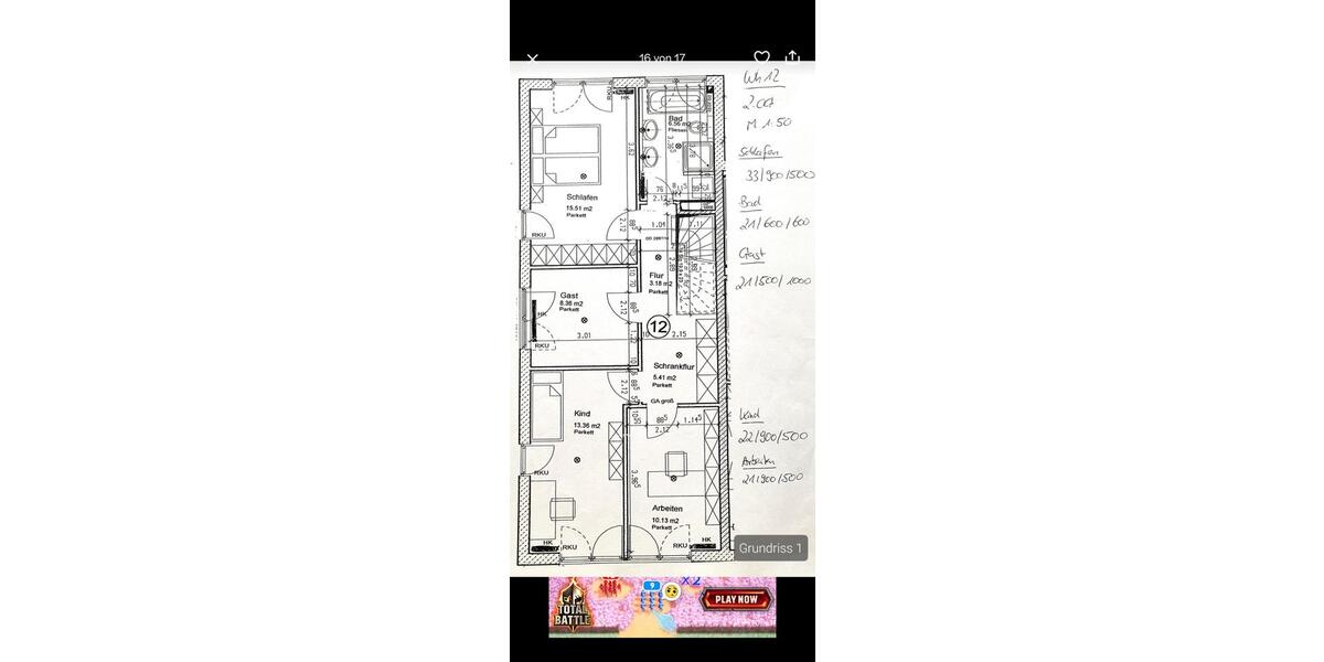 Maisonettenwohnung Ostfildern - 5.5 Zimmer, 131 m&sup2;, 599.000&euro; | Angebot:26790565