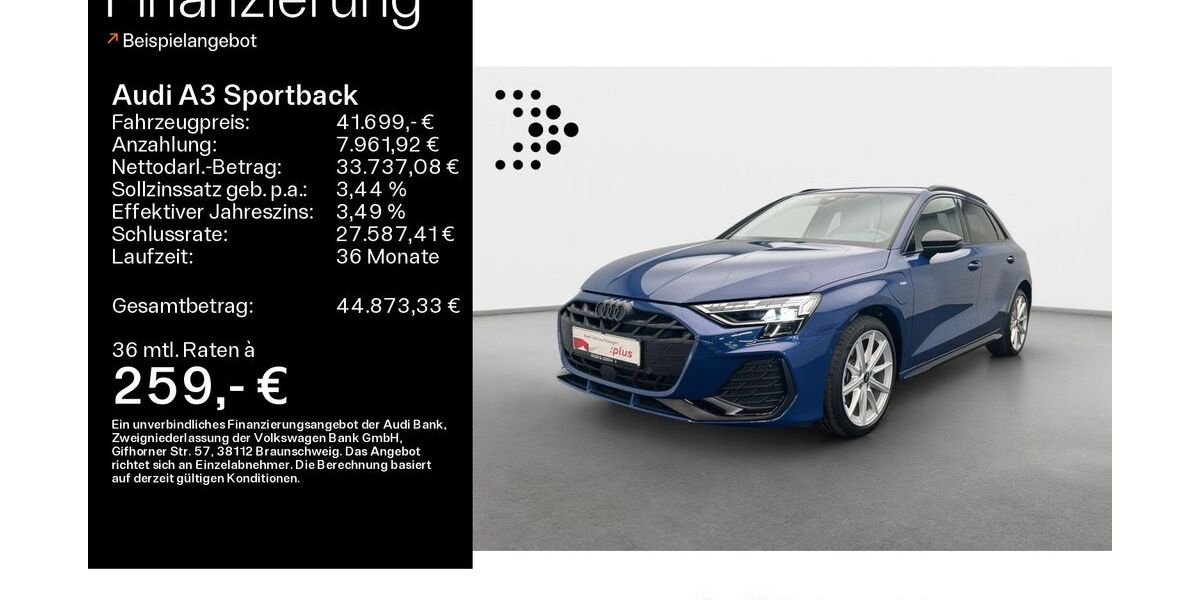 Audi A3 6.500 km 41.699 &euro; Linsengericht 63589