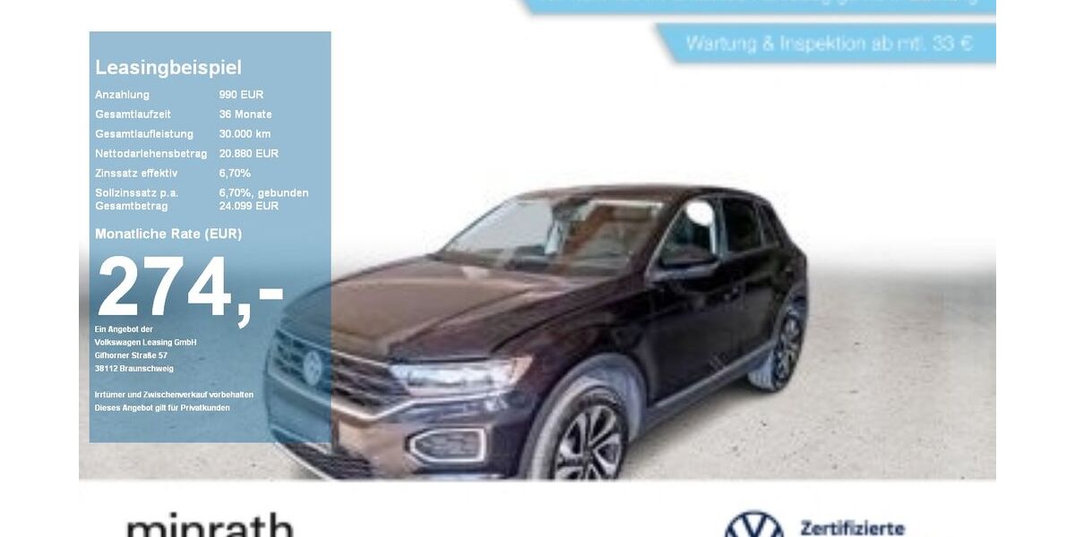 VW T-Roc 100.166 km 20.870 &euro; Moers 47441