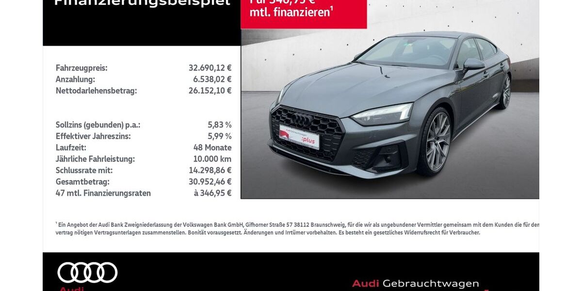 Audi A5 103.521 km 32.690 € Rostock 18059