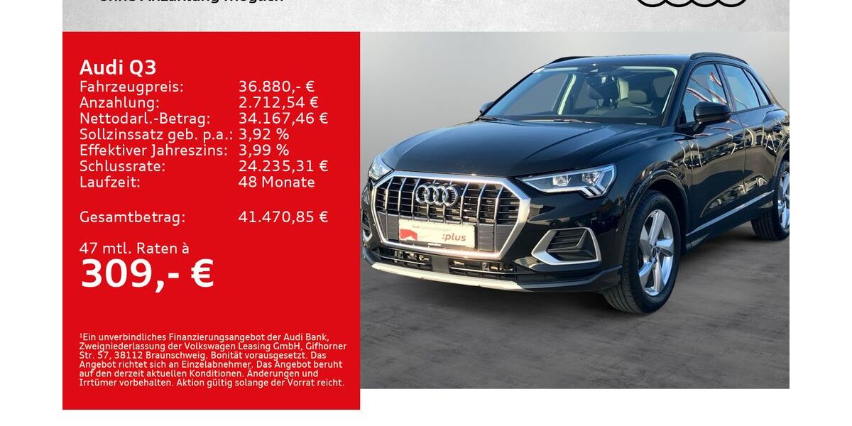 Audi Q3 17.000 km 36.880 &euro; Kitzingen 97318
