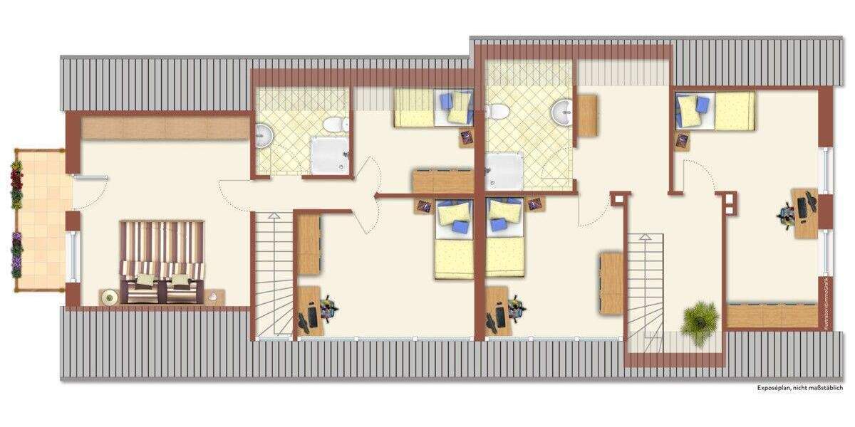 Selbst bewohnen oder vermieten: Zweifamilienhaus in ruhiger Siedlungslage 9 zimmer