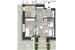 Erdgeschoßwohnung Wedemark - 2 Zimmer, 50 m&sup2;, 1.000&euro; | Angebot:19879616
