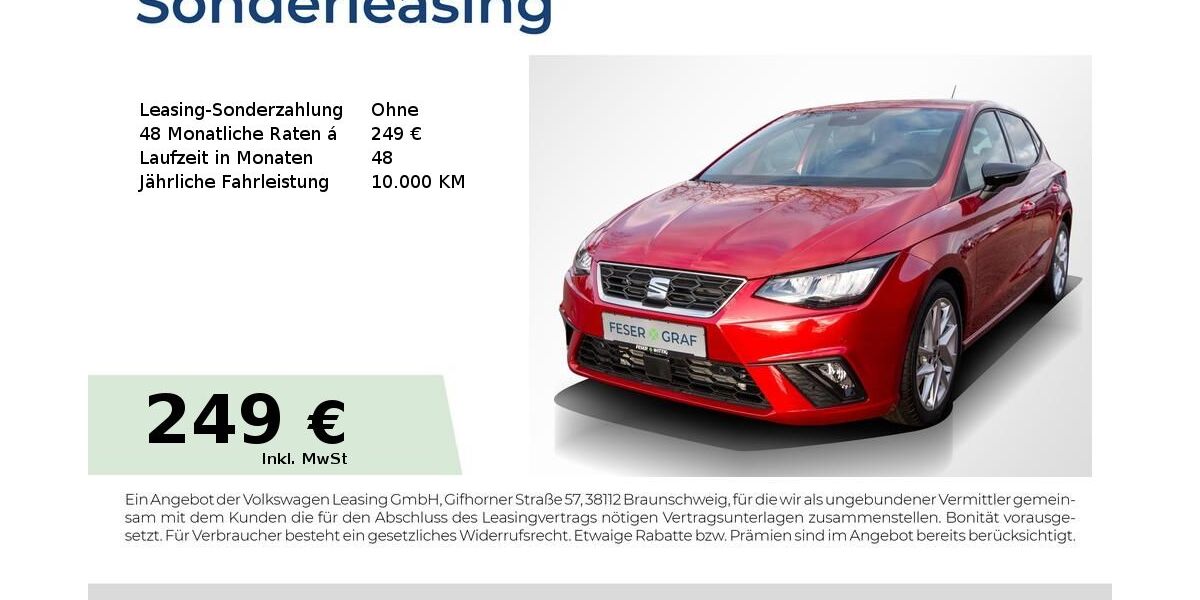 Seat Ibiza 10.900 km 19.950 &euro; Bernburg 06406