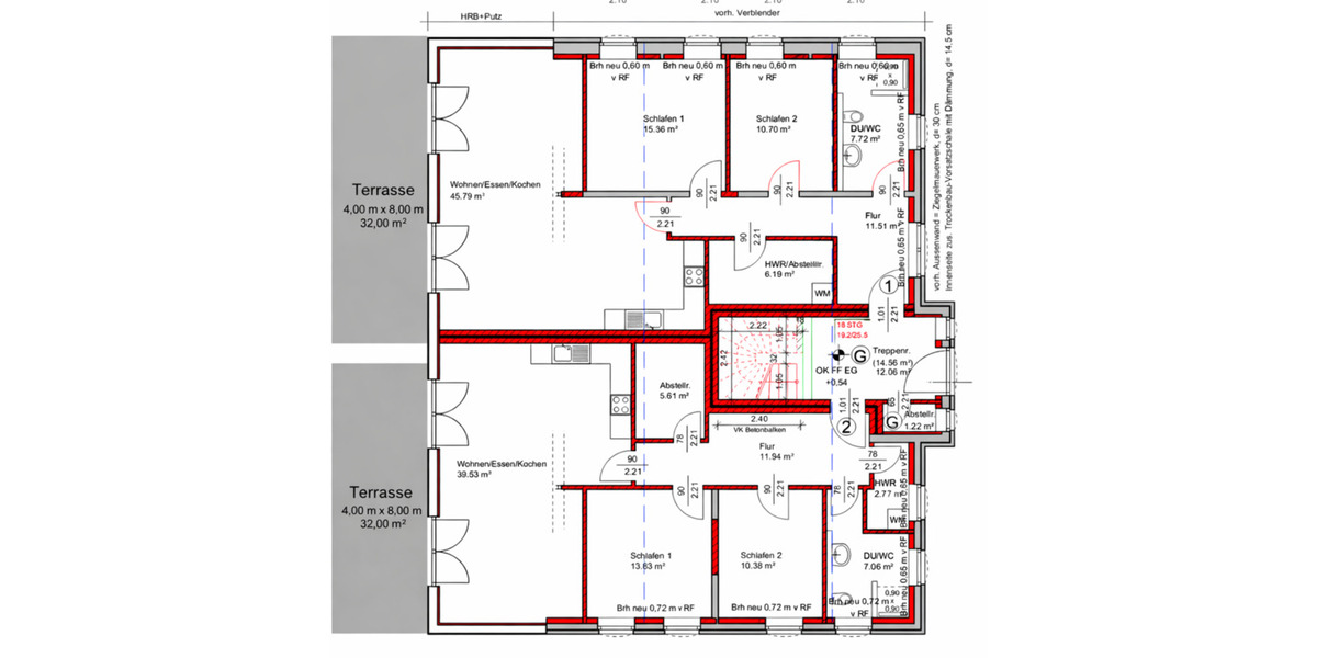 Mehrfamilienhaus, Wohnhaus Verden (Aller) - 3 Zimmer, 100 m&sup2;, 1.450&euro; | Angebot:24672564