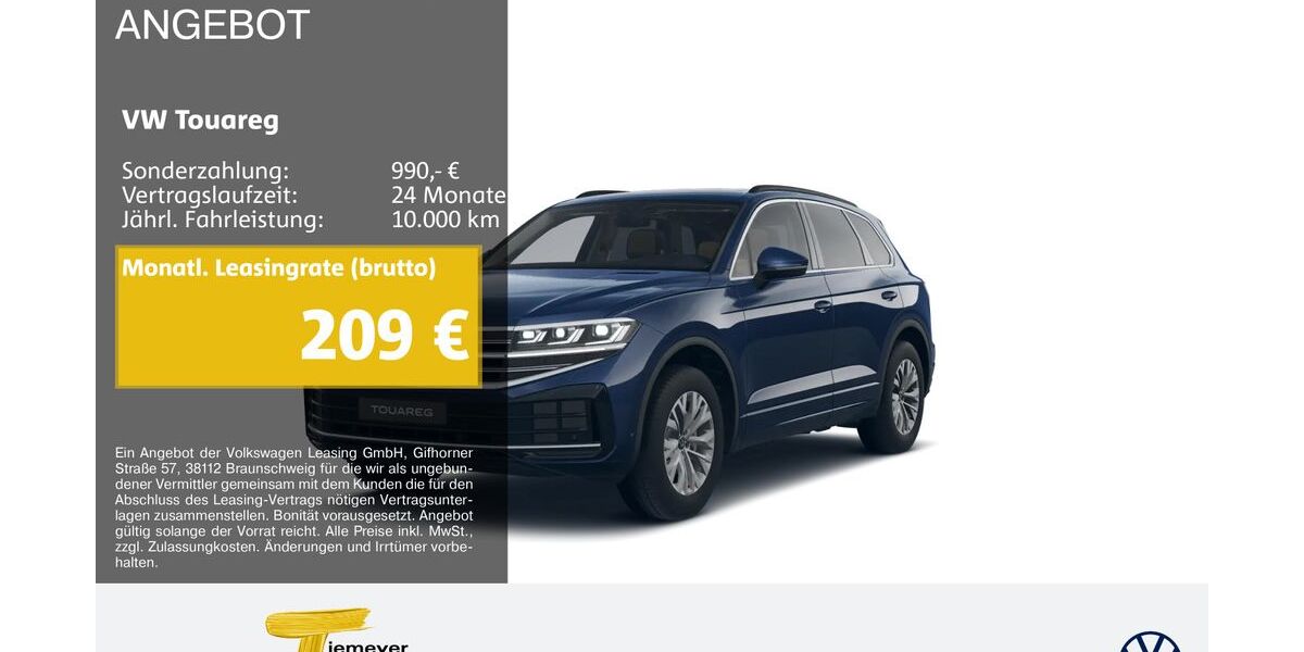 VW Touareg 19.150 km 59.870 &euro; Duisburg 47059