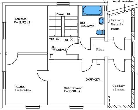 Etagenwohnung Ohrdruf - 3 Zimmer, 65 m&sup2;, 600&euro; | Angebot:26134115