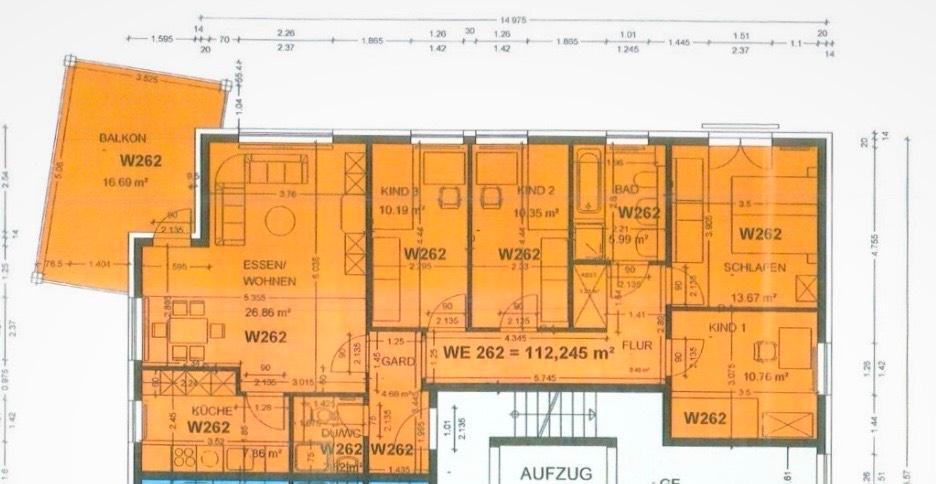 Etagenwohnung Villingen-Schwenningen Schwenningen - 5 Zimmer, 112 m&sup2;, 1.470&euro; | Angebot:26317434
