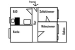 Etagenwohnung Röbel/Müritz Müritz - 2 Zimmer, 49 m&sup2;, 320&euro; | Angebot:25429710