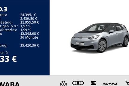 VW ID.3 15.200 km 24.395 &euro; Gersthofen 86368