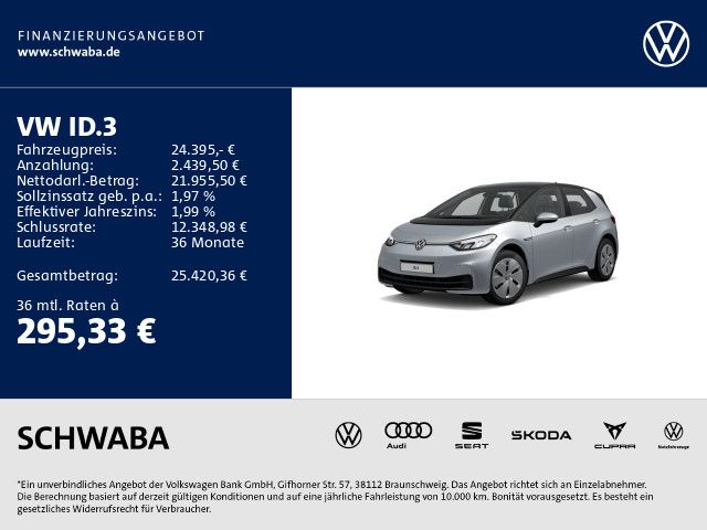 VW ID.3 15.200 km 24.395 &euro; Gersthofen 86368
