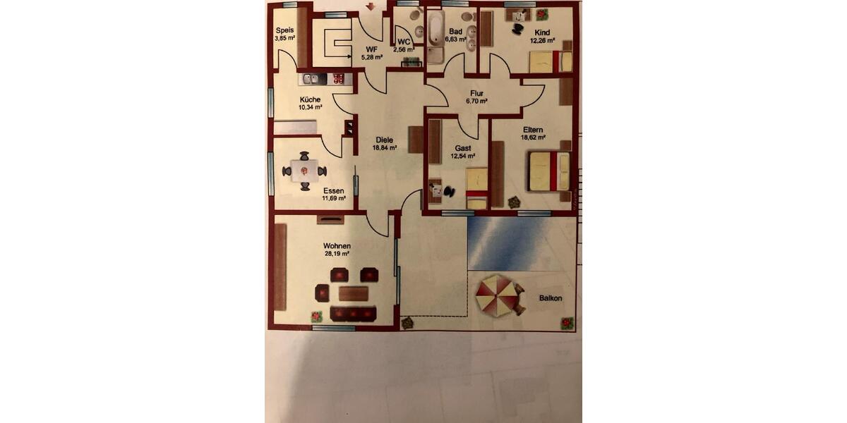 Erdgeschoßwohnung Gaimersheim - 5 Zimmer, 140 m&sup2;, 1.800&euro; | Angebot:25342319