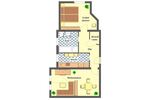2 Raum DG-Wohnung - Bad mit Fenster, Wanne und Dusche - Dachgeschoßwohnung Gera Alt-Bieblach | Angebot:26233629