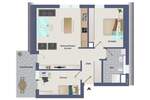 Etagenwohnung Ettlingen / Spessart Spessart - 3 Zimmer, 68 m&sup2;, 270.000&euro; | Angebot:24860342