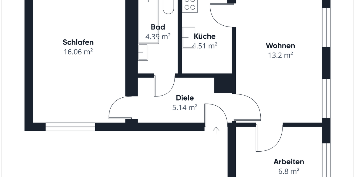 Mitten im Zentrum: Alle Wege beginnen direkt vor der Haustür - 3-Zimmer-Wohnung - 3- Augsburg Augsburg | Angebot:27285065