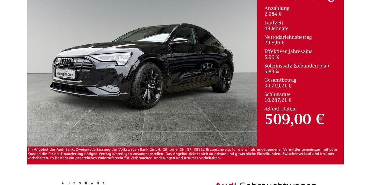 Audi e-tron 122.957 km 32.880 &euro; Pronsfeld 54597