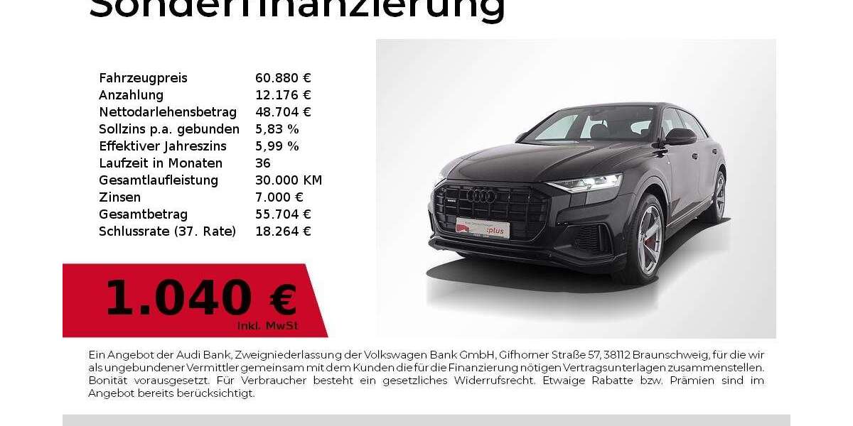 Audi Q8 42.750 km 60.880 &euro; Nürnberg 90441