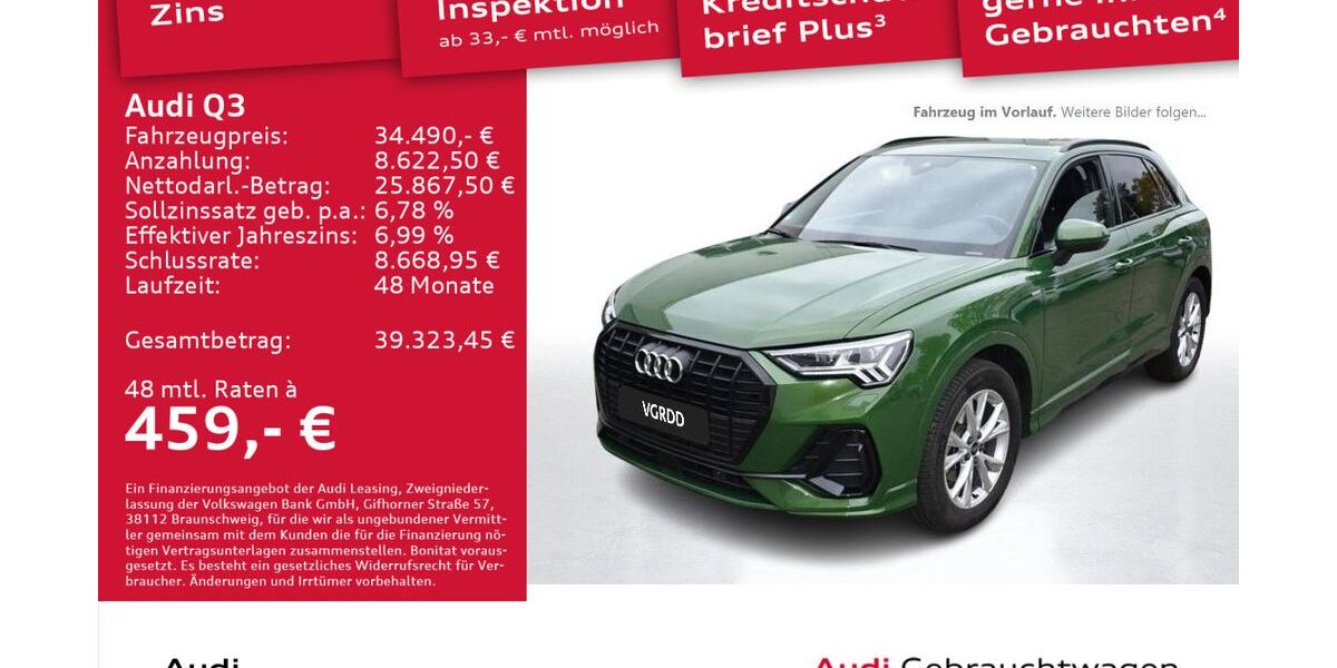 Audi Q3 41.111 km 34.490 &euro; Dresden 01067
