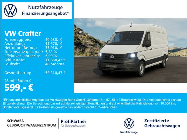VW Crafter 18.000 km 46.680 &euro; Gersthofen 86368