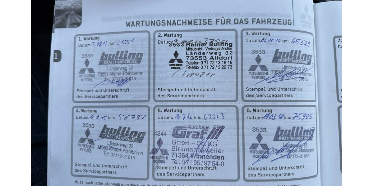 Mitsubishi ASX 4WD 1.8 DID Instyle*Leder,Navi,Xenon* 143.500 km 6.750 &euro; Schorndorf 73614