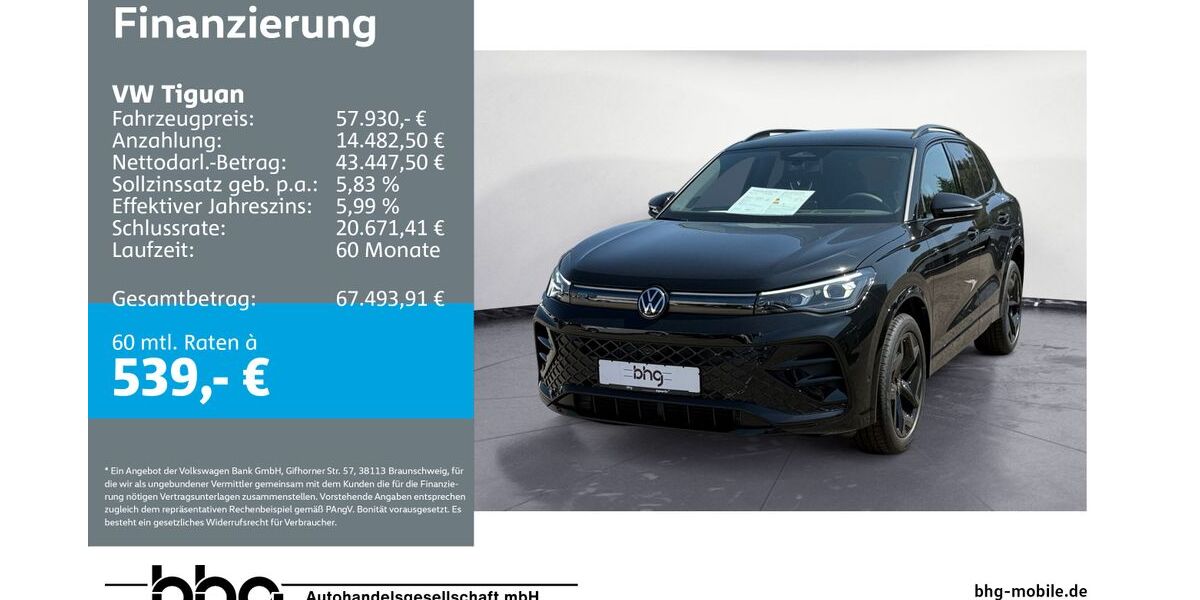 VW Tiguan 10.318 km 57.930 &euro; Balingen 72336