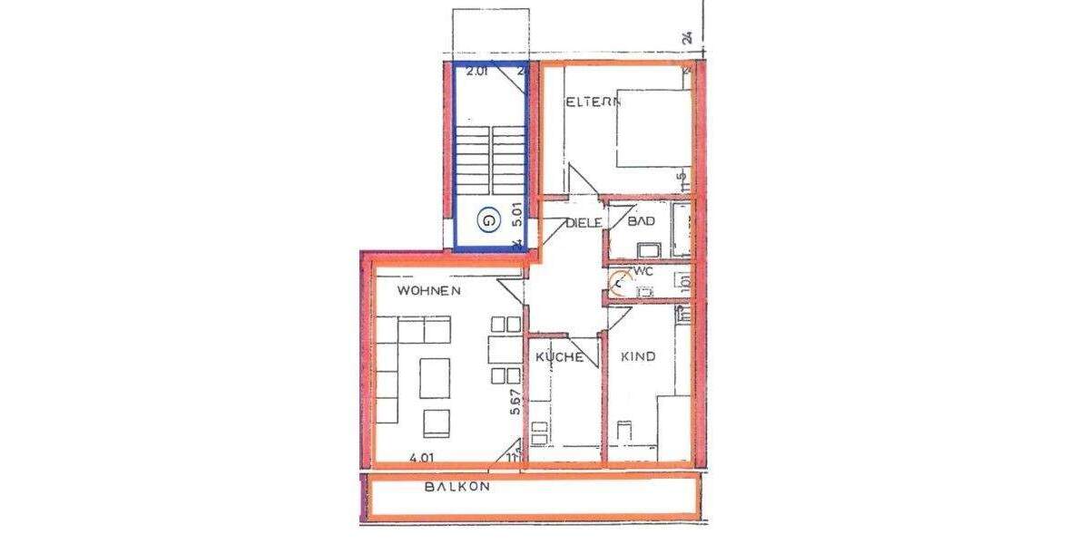 Allensbach: Erstbezug nach Komplettsanierung - 3-Zimmerwohnung mit Südbalkon - sofort frei 3 zimmer