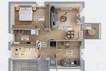 Etagenwohnung Schwandorf - 3 Zimmer, 76 m&sup2;, 249.000&euro; | Angebot:25805867