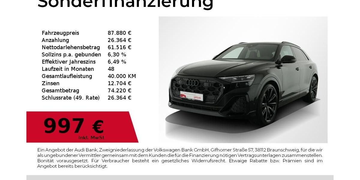 Audi Q8 17.400 km 87.880 &euro; Nürnberg 90411