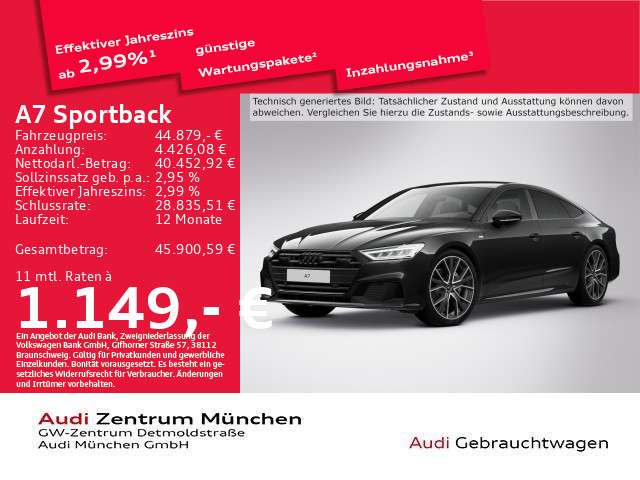 Audi A7 75.263 km 44.879 &euro; München 80935