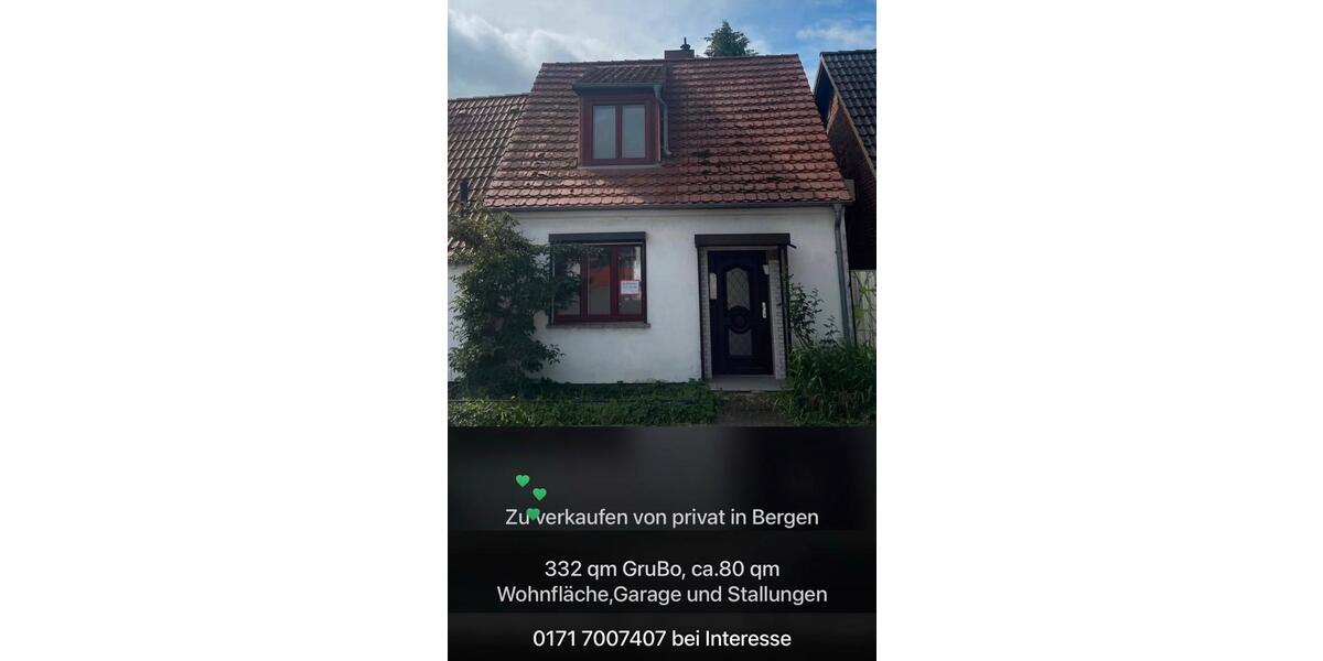 Reihenhaus Bergen auf Rügen - 4 Zimmer, 80 m&sup2;, 110.000&euro; | Angebot:26943826