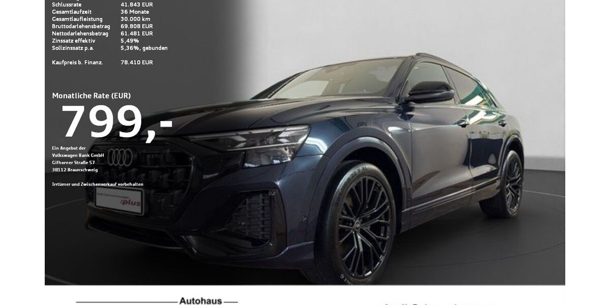 Audi Q8 42.895 km 77.780 &euro; Ravensburg 88214