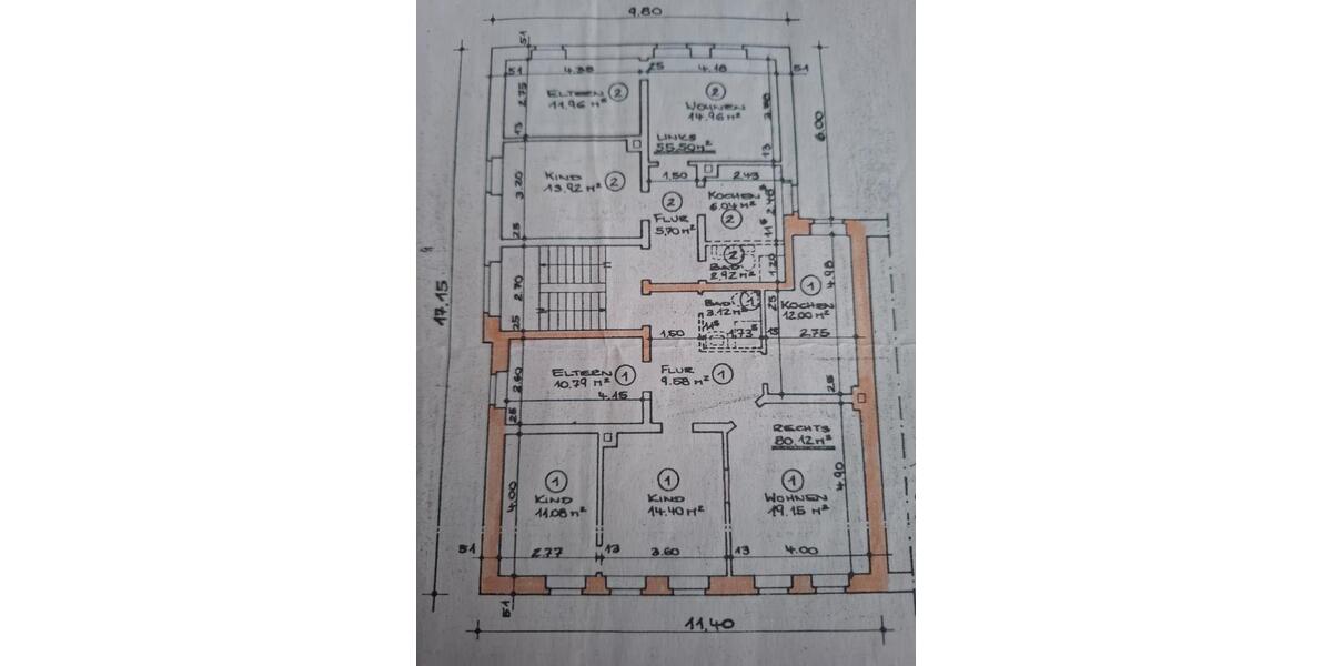 Hochparterre Salzgitter Ortschaft Nord - 3 Zimmer, 80 m&sup2;, 240.000&euro; | Angebot:26882415