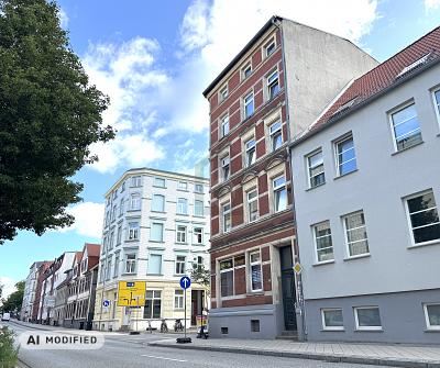 FÜR AUFTEILER, PROJEKTENTWICKLER U. INVESTOREN - Wohn- & Geschäftshaus Schwerin Altstadt | Angebot:27337609