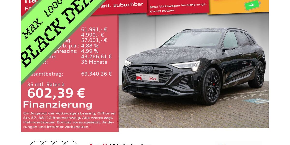 Audi Q8 e-tron 40.219 km 61.991 € Weinheim 69469