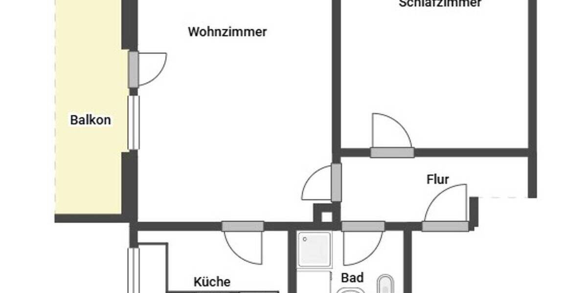 Etagenwohnung Neuburg an der Donau Neuburg - 2 Zimmer, 53 m&sup2;, 185.000&euro; | Angebot:26764133