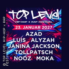TOP LEVEL Hip-Hop x Rap Festival 23.01.2027 KULTURHALLE RÖDERMARK