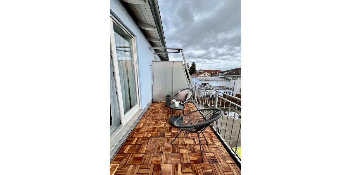 Stilvoll möblierte 1-Zimmer-Dachterrassenwohnung Nahe S-Bahn 1 zimmer