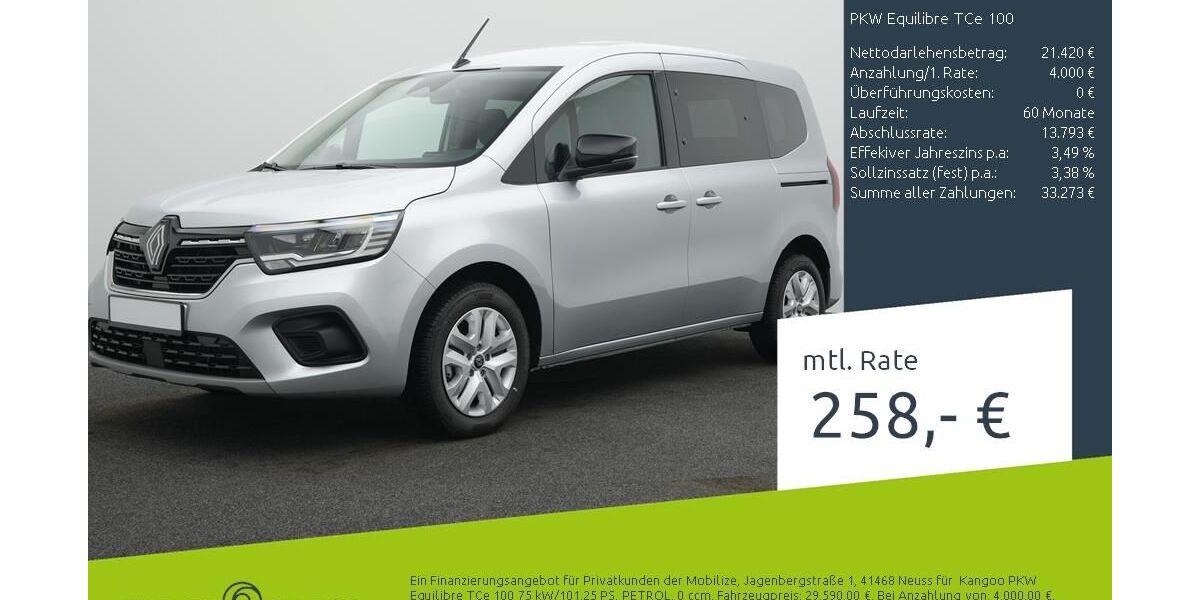 Renault Kangoo 2.887 km 25.420 &euro; Borken 46325