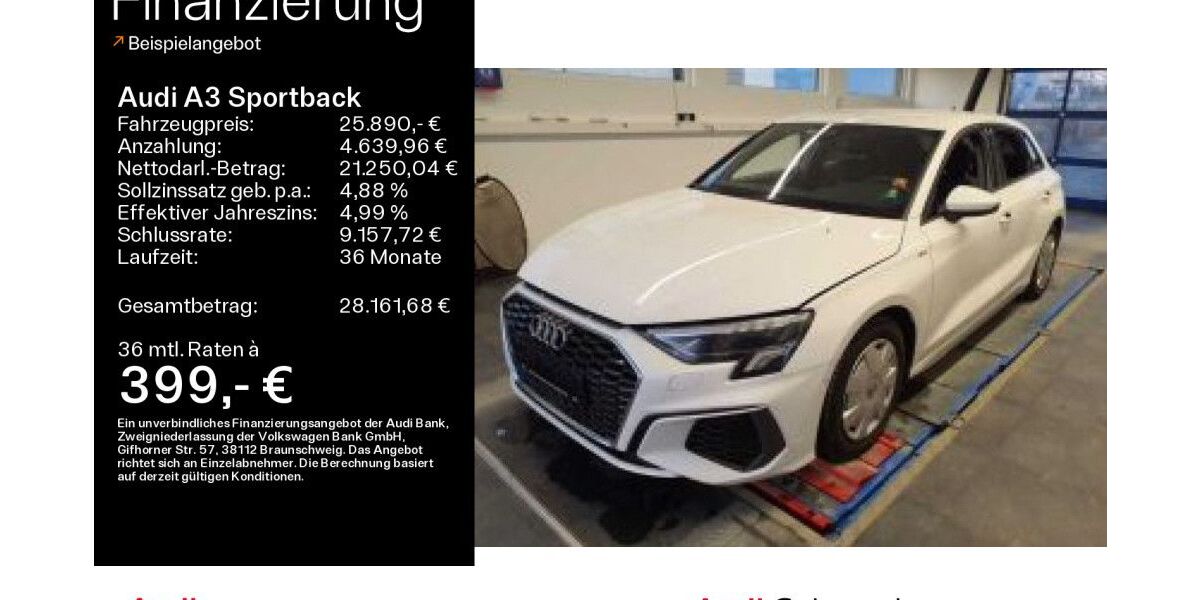 Audi A3 125.000 km 25.890 &euro; Oberursel 61440