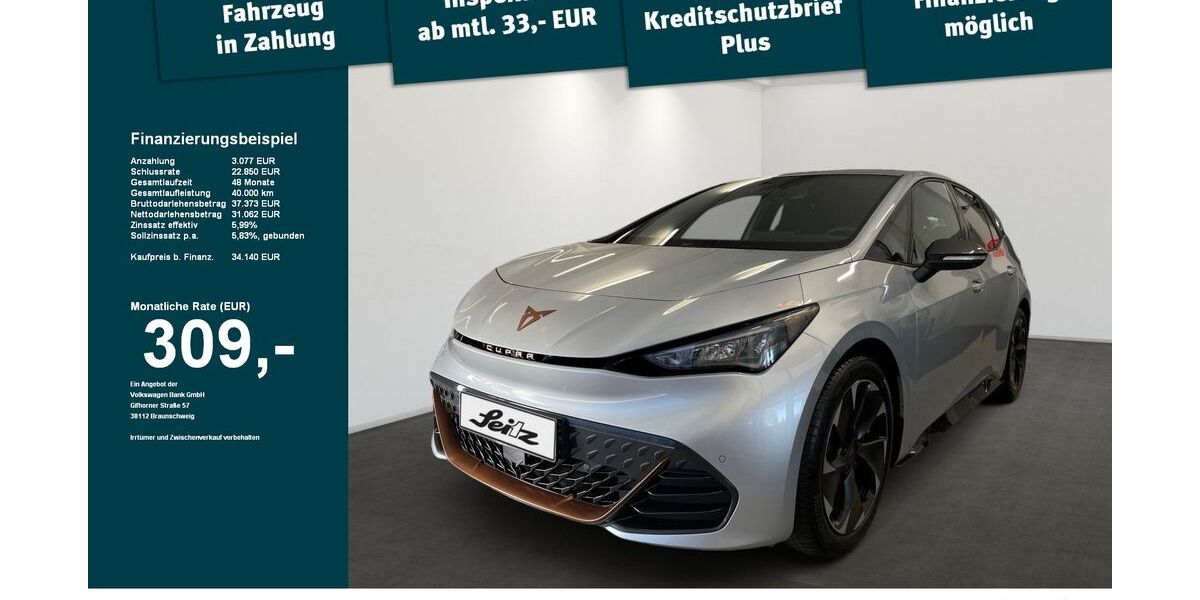 Cupra Born 21.480 km 33.948 &euro; Kempten 87437
