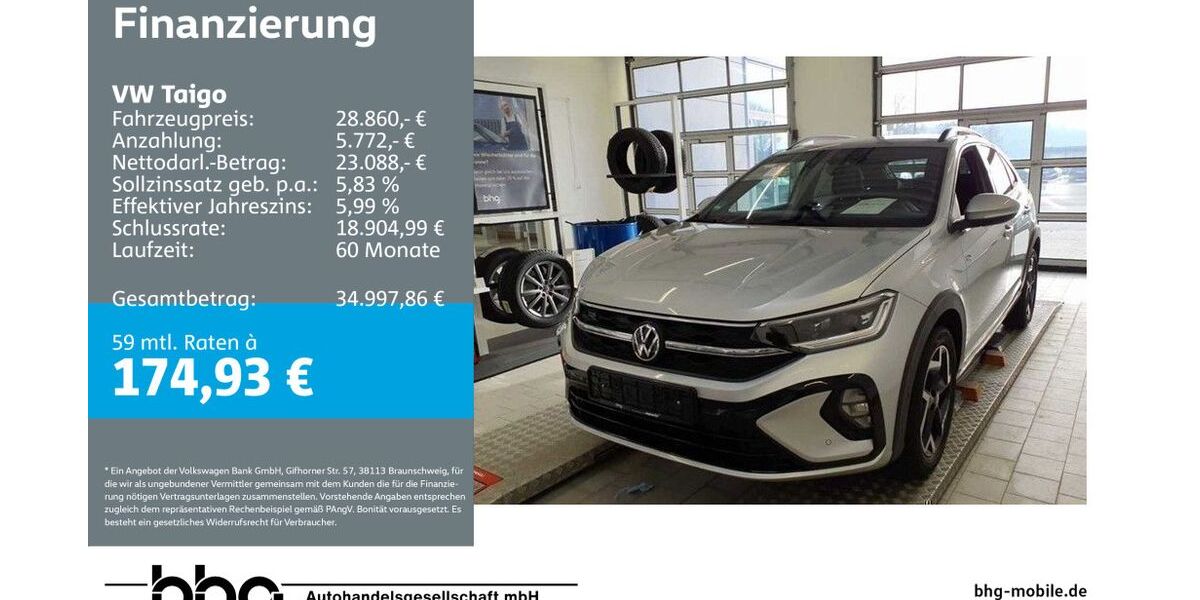 VW Taigo 16.787 km 28.260 &euro; Ettlingen 76275