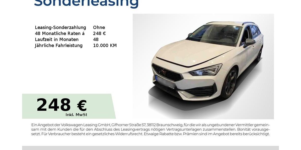 Cupra Leon 74.014 km 21.950 &euro; Bernburg 06406
