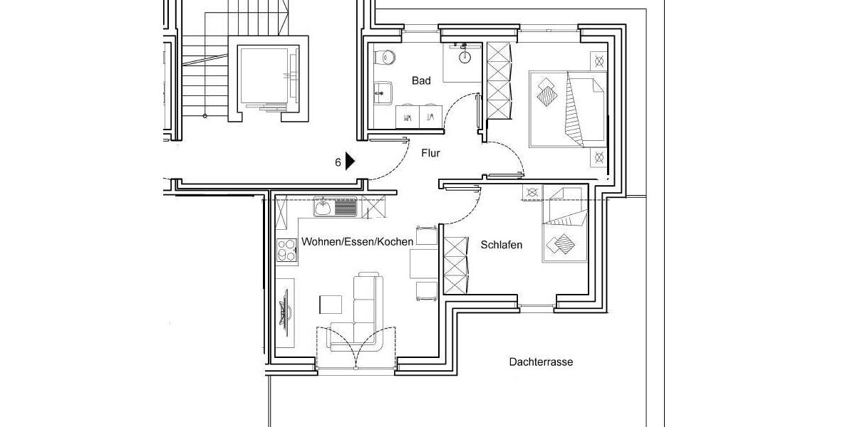 Penthouse in Oldenburg 3 zimmer